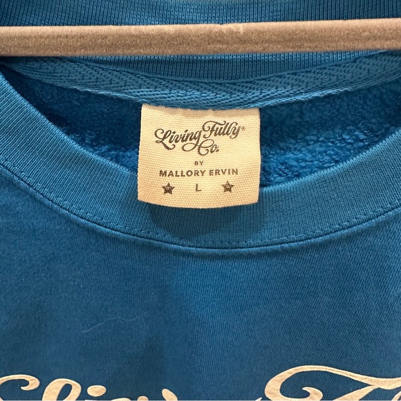 Blue Living Fully Co. Sweatshirt - Picture 4 of 4